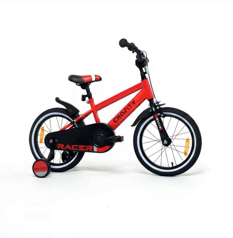 CHANTY Racer 16" Rode Jongensfiets | 4-6 jaar |