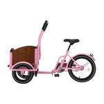 Chanty Cargo Kid – Pink inkl. hjelm, flaskeholder, håndtag i 2 farver og ringklokke - BørnecyklerneChantyBørnecyklernePink: BLC16 - LYRChanty Cargo Kid – Pink inkl. hjelm, flaskeholder, håndtag i 2 farver og ringklokke